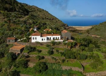 las casas del chorro agulo la gomera